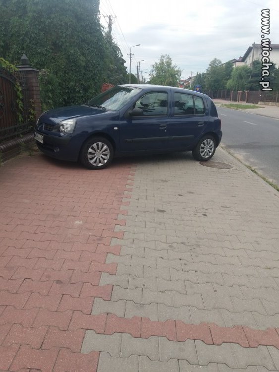 Zaparkował