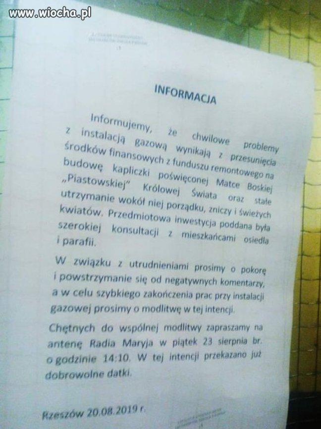 A tymczasem w Rzeszowie, osiedle Piastów.