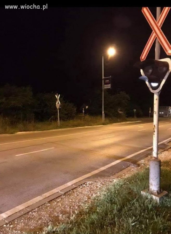 Przejazd kolejowy widmo