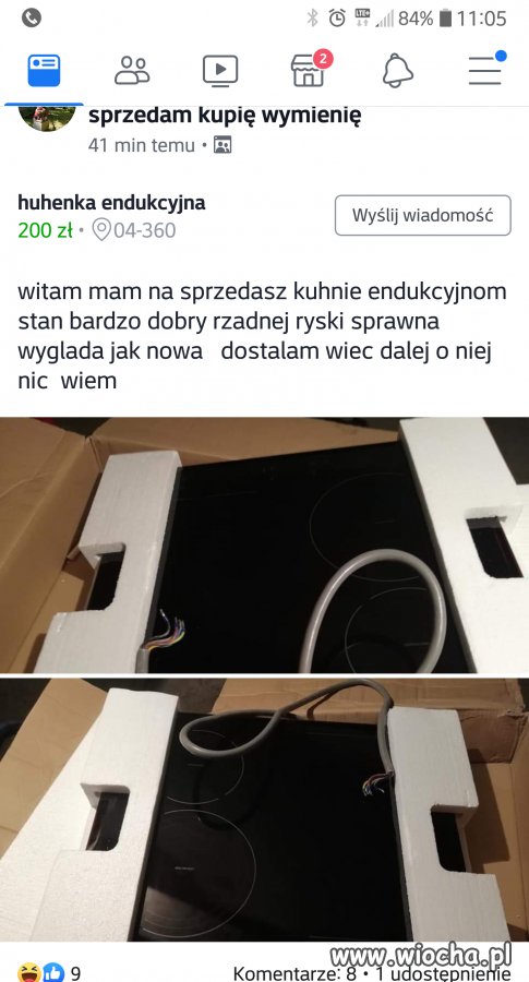 Nie jest k koło h i e blisko i...