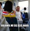Moherowy aniołek wraca do domu z dzisiejszej ...