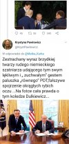 Wolę jak rudy siedzi obok panów z G7