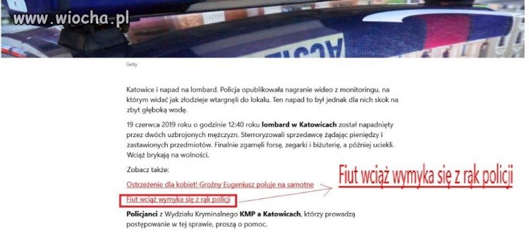 Zwinne ręce policji...