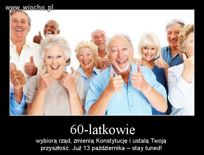 60-latkowie idą głosować!