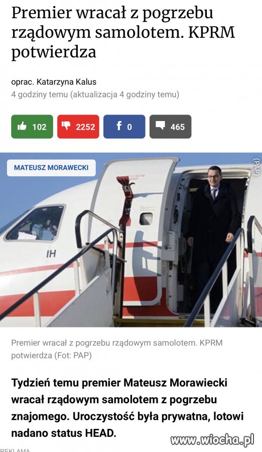 Oczywiście będzie to wina Tuska