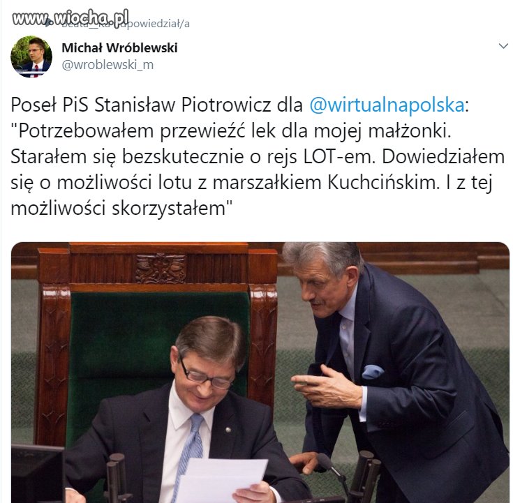 No co za przypadek.