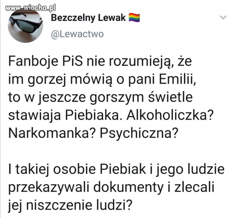 Jak jej przekazywali to była jeszcze normalna.