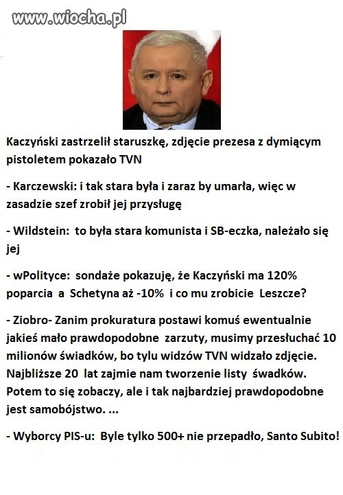Kaczyński złapany na gorącym uczynku 