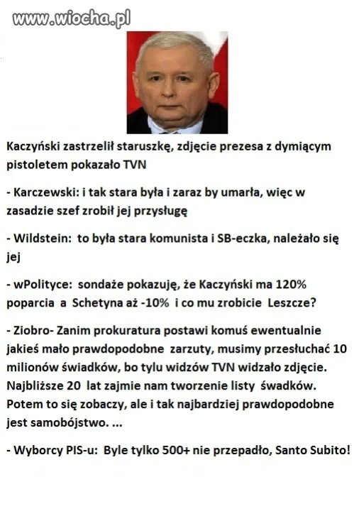Kaczyński złapany na gorącym uczynku 