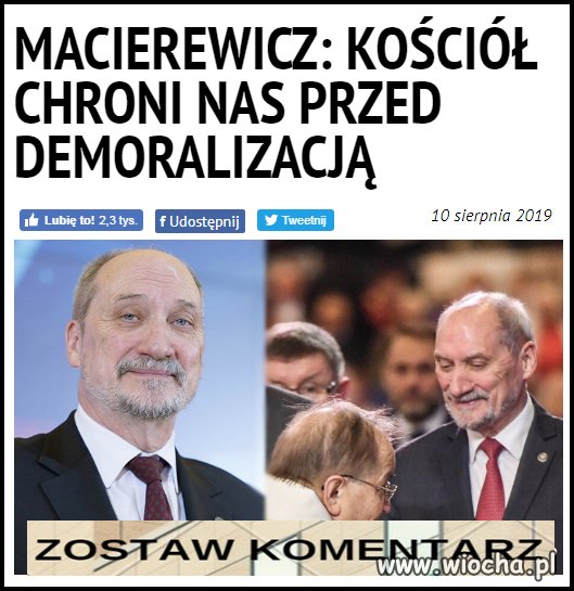Jak tak patrzę na Rydzykowy to...