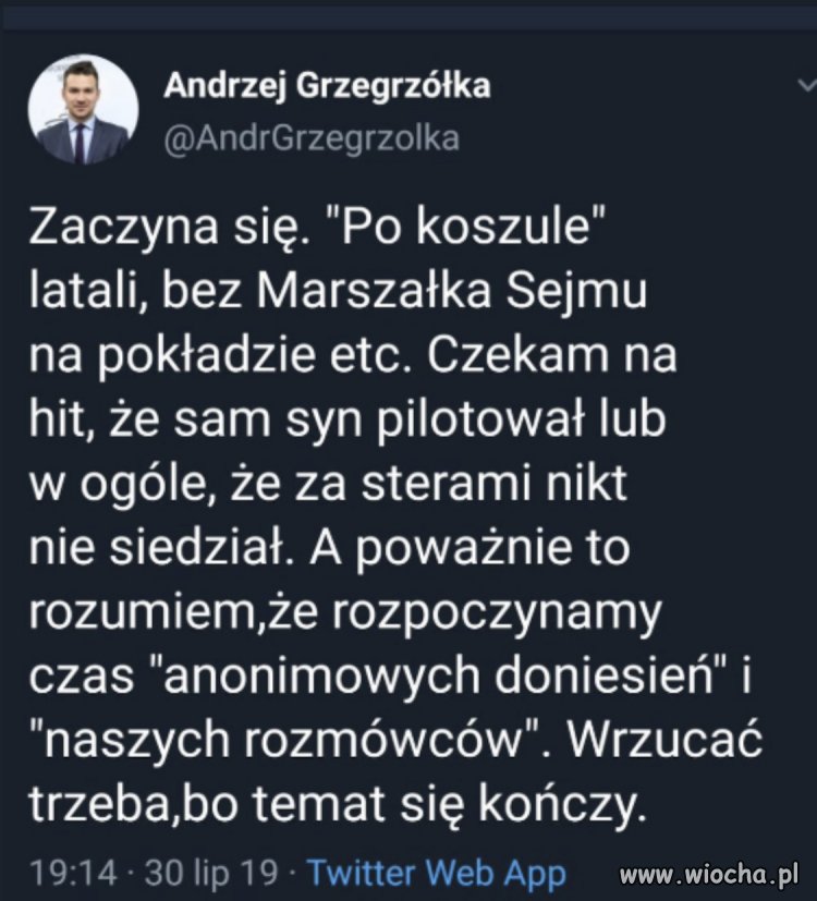 Z cyklu prawdomówny jak Grzegrzolka 