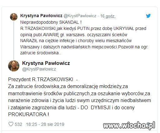 Ścieki płynęły do Wisły za rządów PiS w stolicy