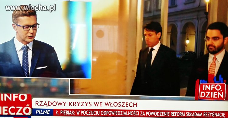 Tvpinfo nie zawiodła. Kryzys we Włoszech