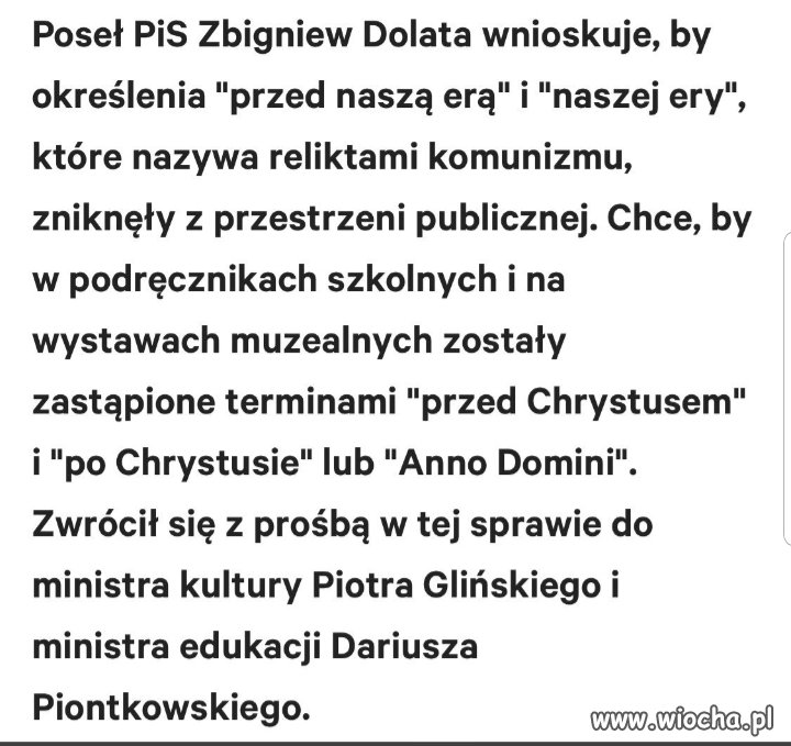 Mądrości posła PiS