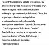 Mądrości posła PiS