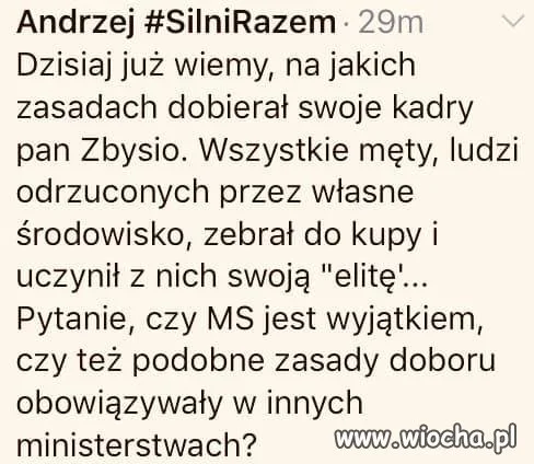 Dobór niby naturalny ... w PiSie