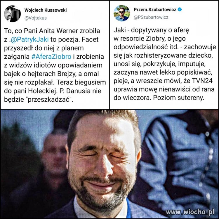 Ciekawe czy po wyjściu ze studia się popłakał ...