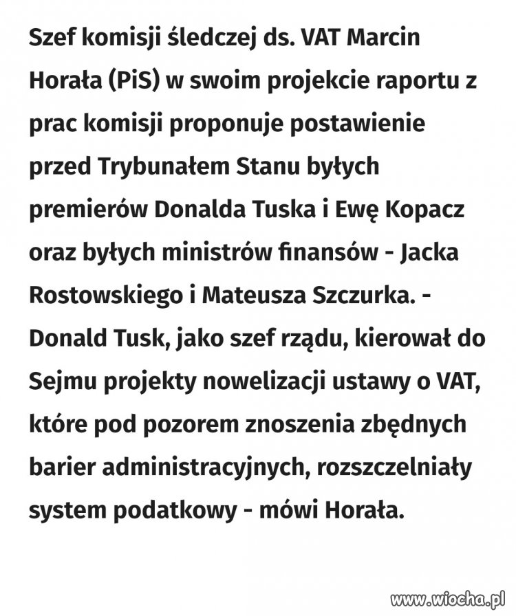 Czekam niecierpliwie. Tylu miało być