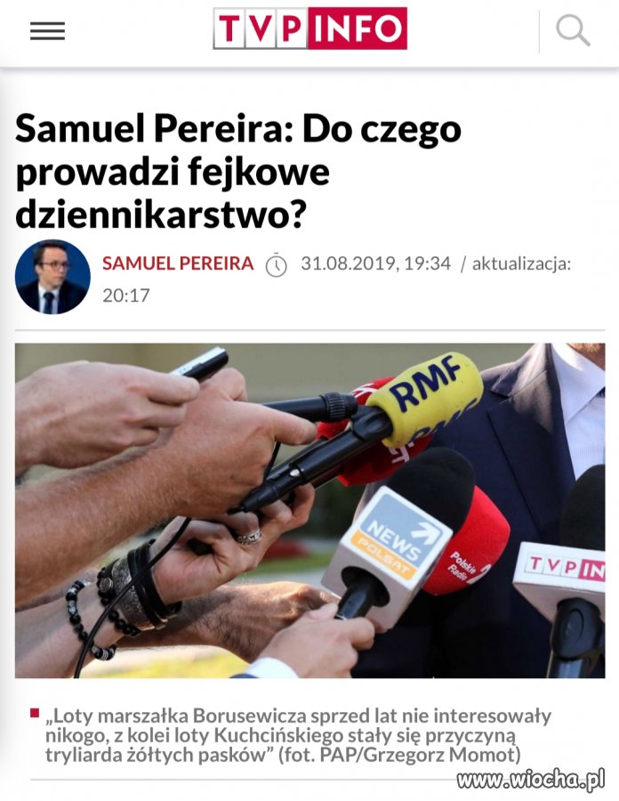 Nareszcie piszą o tym na czym się najlepiej znają 