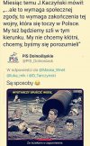 Widać jak pis idzie w dobrym kierunku