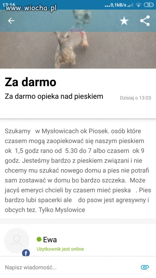 Może ktoś za darmo ...
