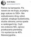 A w wiadomościach