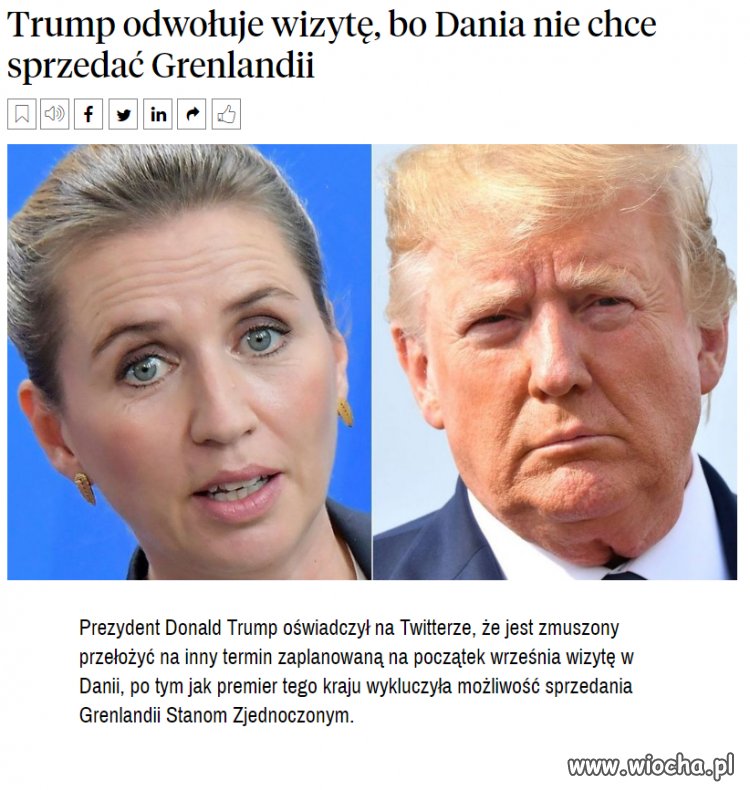 Donald się obraził