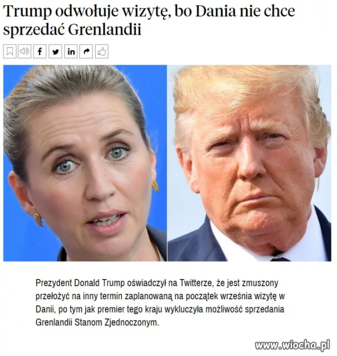 Donald się obraził