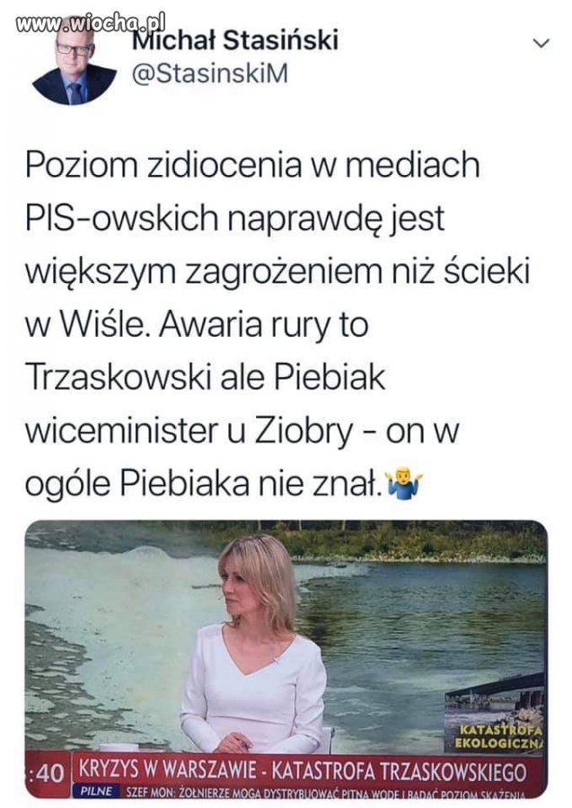 Ciekawe czy w wiadomościach