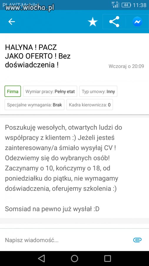 Szukasz pracy?