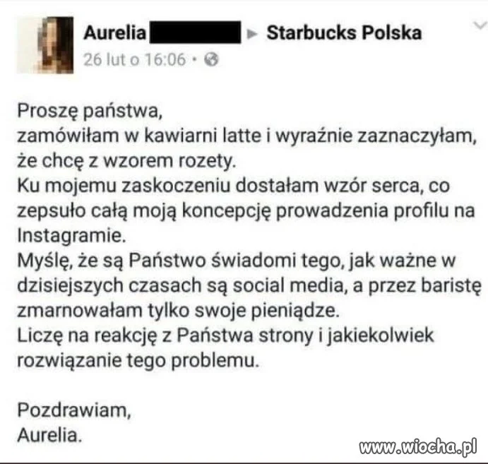 Zażalenie konsumentki