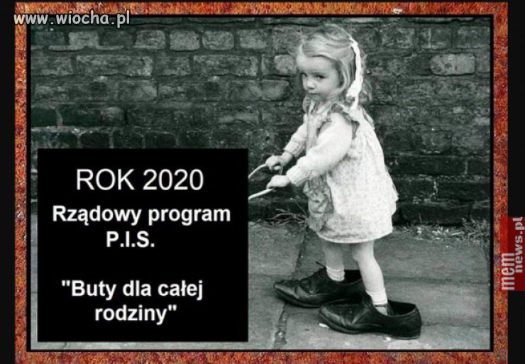 Głosuj na pis a pójdziesz boso