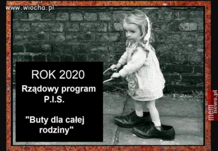 Głosuj na pis a pójdziesz boso