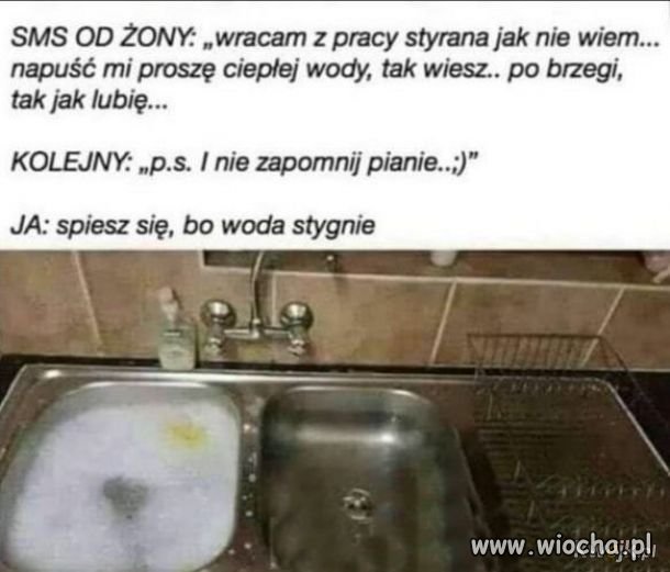 SMS od żony:
