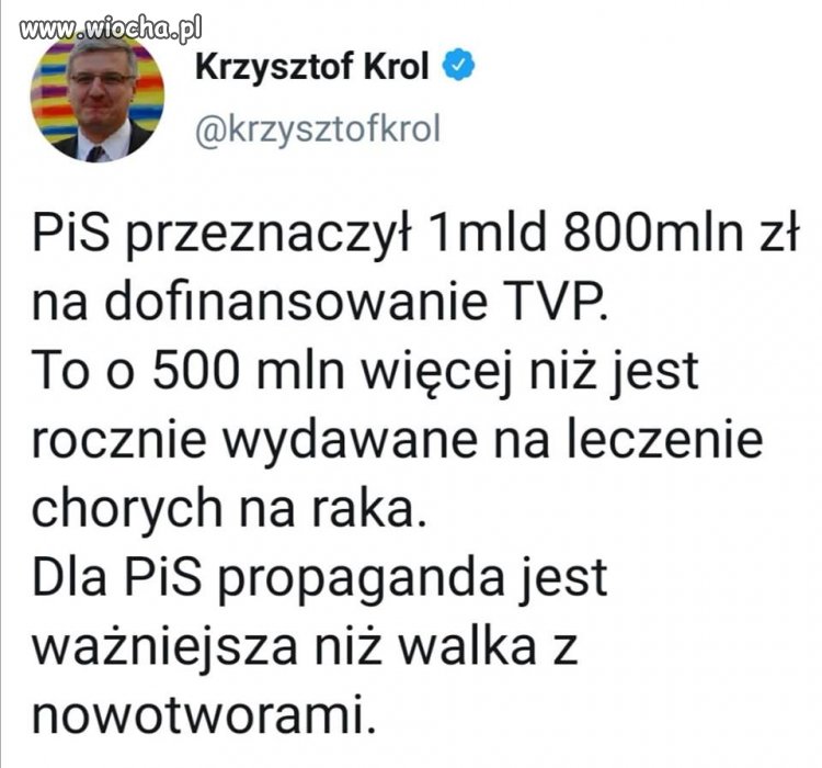 Cały pis to choroba rakowa