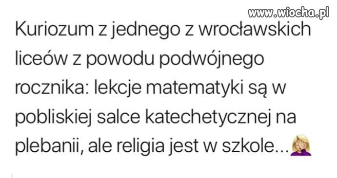 W szkole