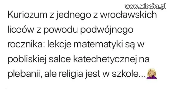 W szkole