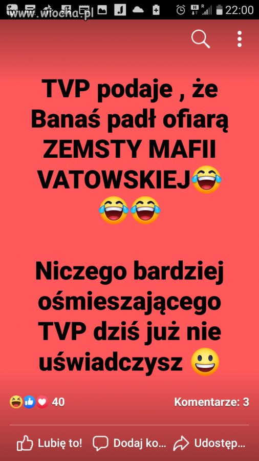 I to z pełną powagą