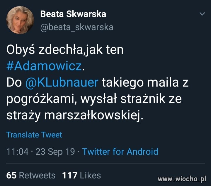 Serdeczne życzenia od prawicy dla lewicy