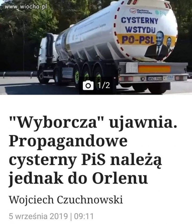 Uważajcie bo one wożą goowno a nie paliwo ...