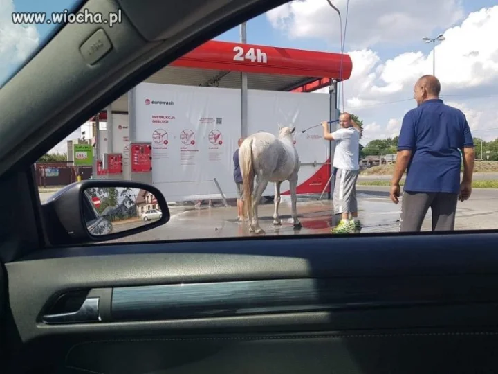 Ferrari na myjni