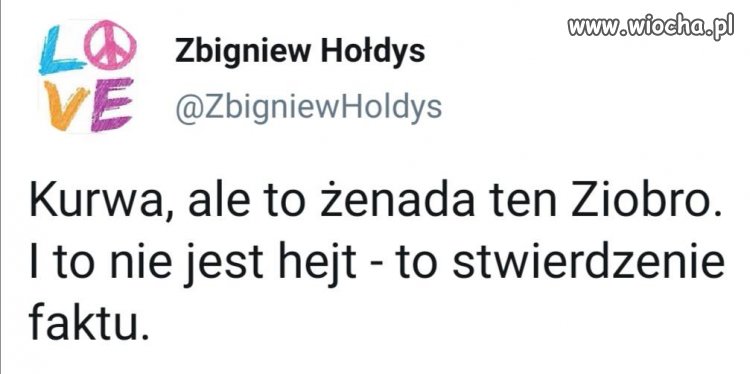 To nie hejt