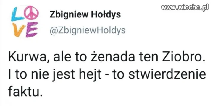 To nie hejt