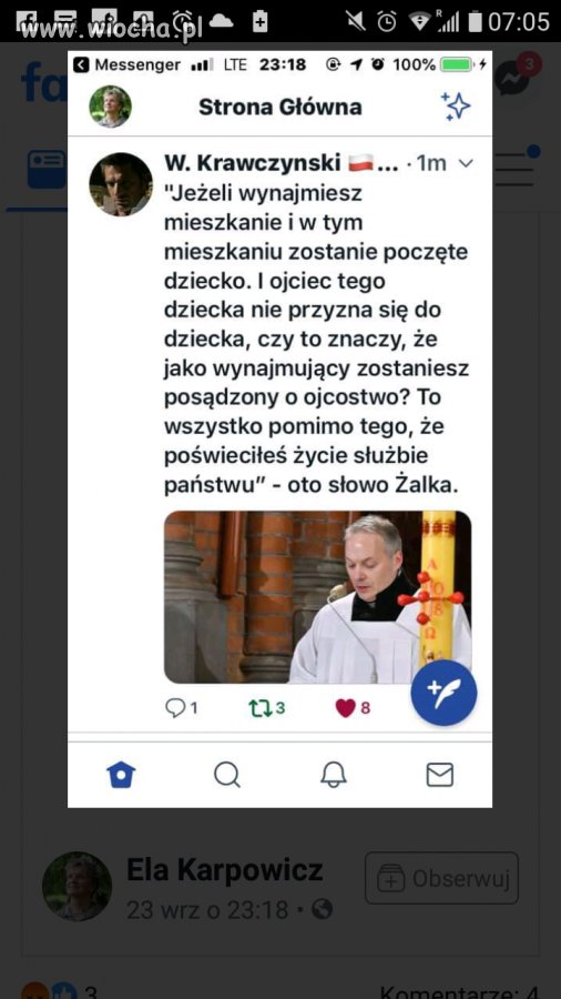 Może ktoś mu podpowie