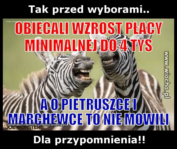 Tak przed wyborami.. 