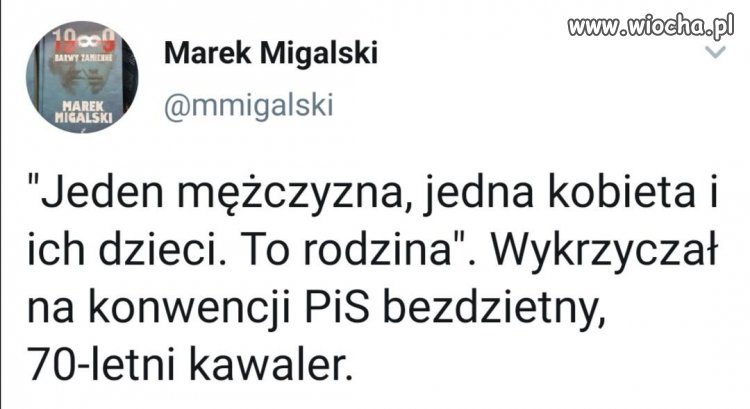 Powiedział ten