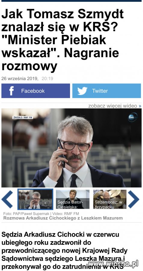 Z cyklu sędziowie na telefon