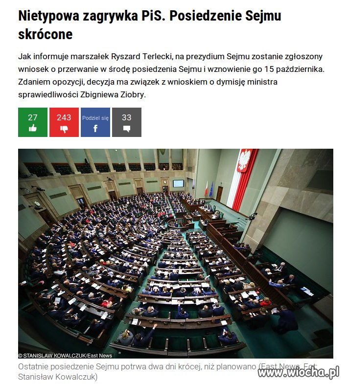 Pis kombinuje jak zawsze