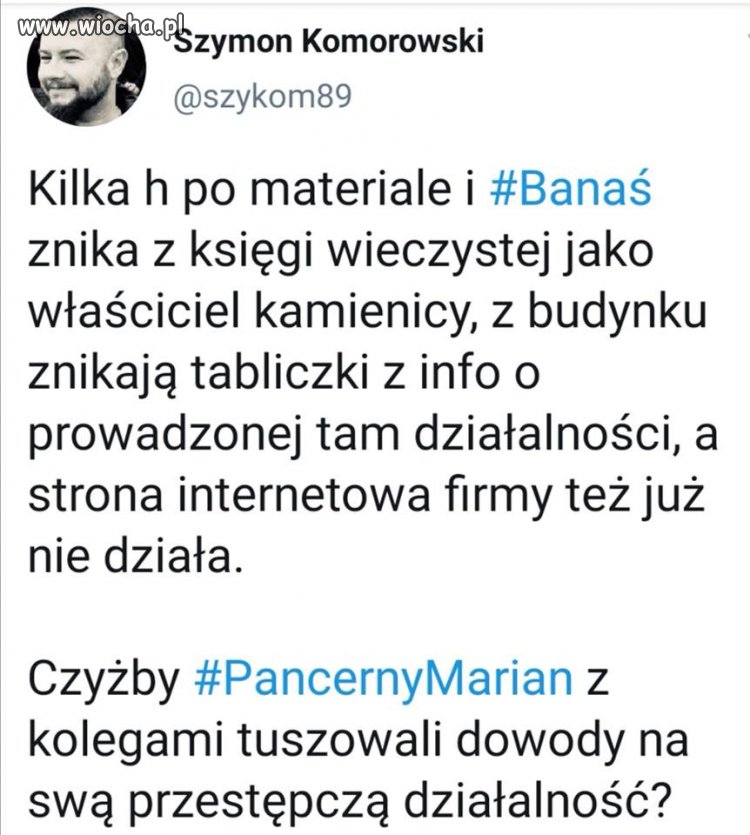 Dowody giną jak u Szydło