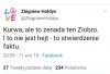 Poirytowany Zibi